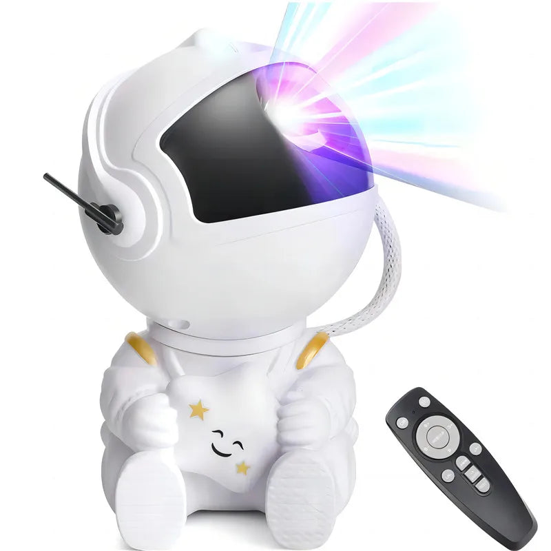 Transform Your Child's Room with the Rocket Astronaut Galaxy Projector Night Light - 12 Stunning Starry Sky Projections!