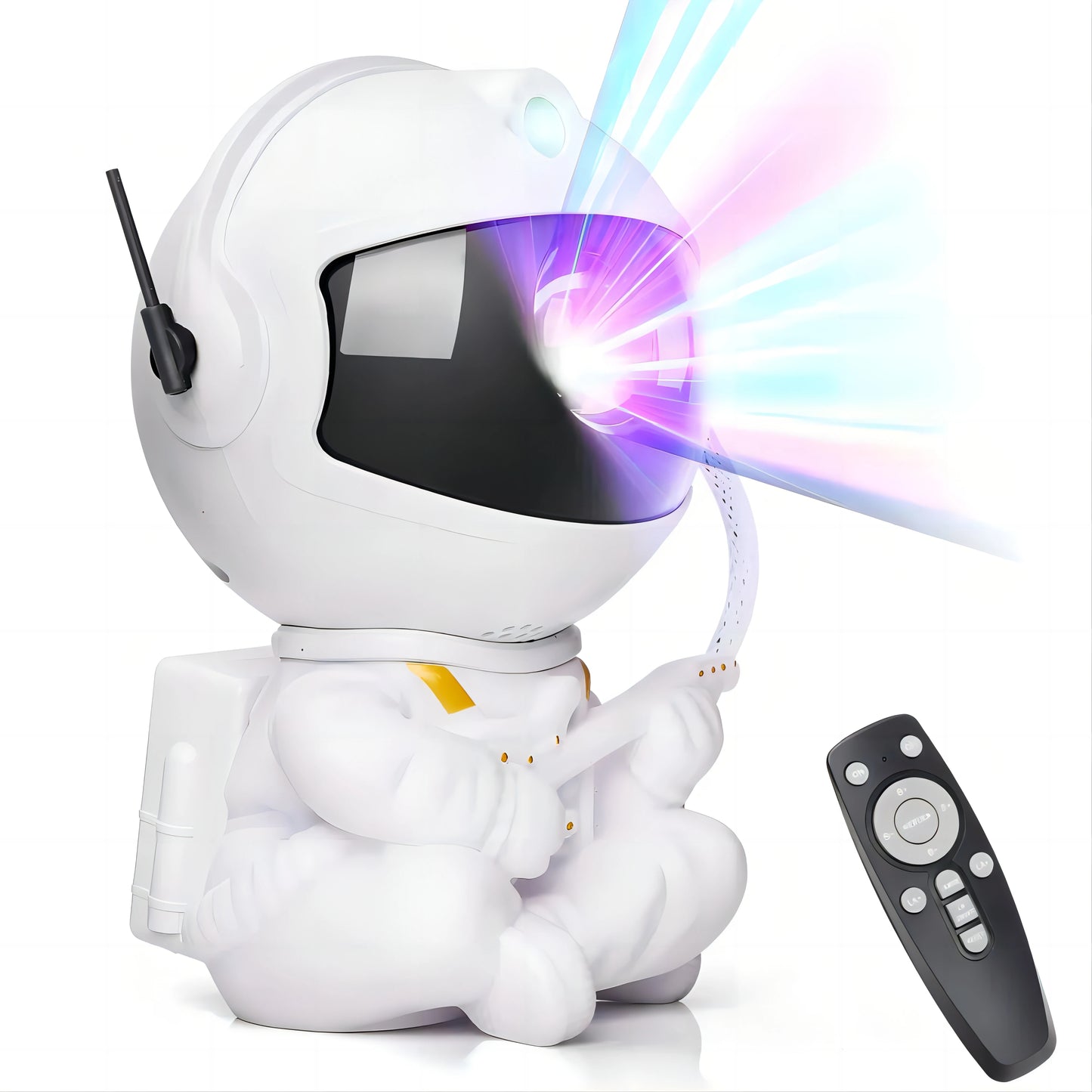 Transform Your Child's Room with the Rocket Astronaut Galaxy Projector Night Light - 12 Stunning Starry Sky Projections!