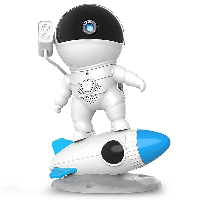 Transform Your Child's Room with the Rocket Astronaut Galaxy Projector Night Light - 12 Stunning Starry Sky Projections!